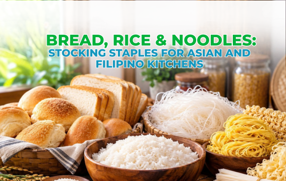 Bread, Rice & Noodles: Stocking Staples for Asian and Filipino Kitchens