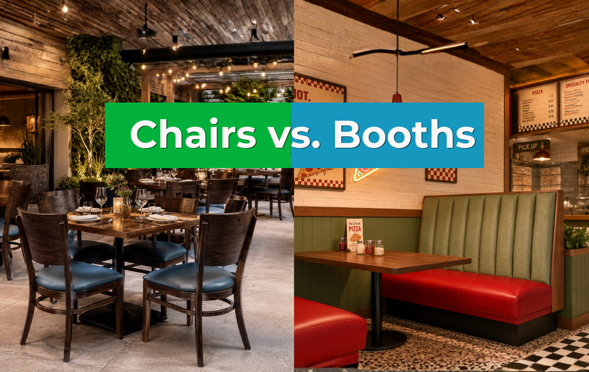 Restaurant Booths vs. Chairs: Which Is Better for Your Layout?