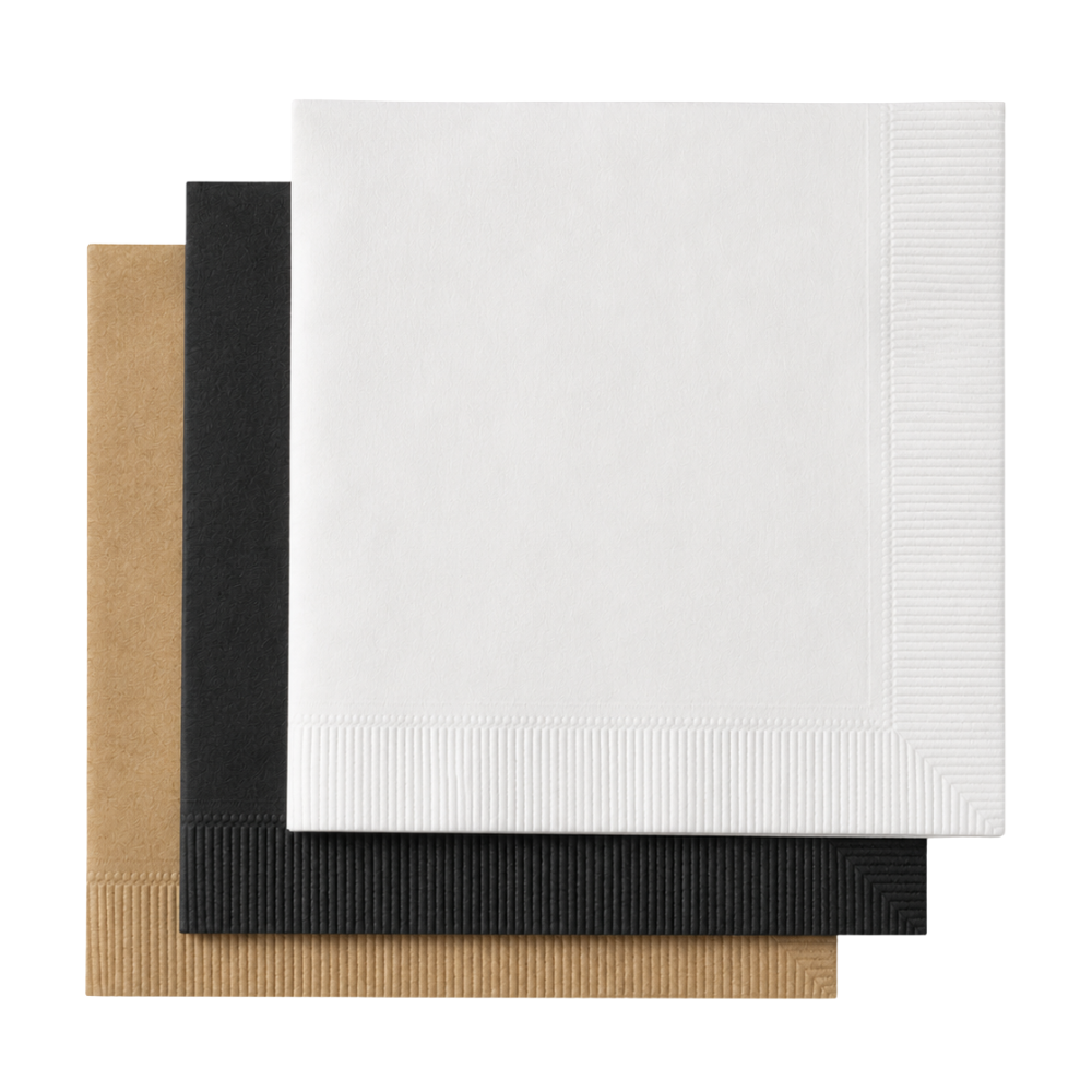 1/4 Fold Beverage Napkins (1-Ply) [Sold per Pallet]