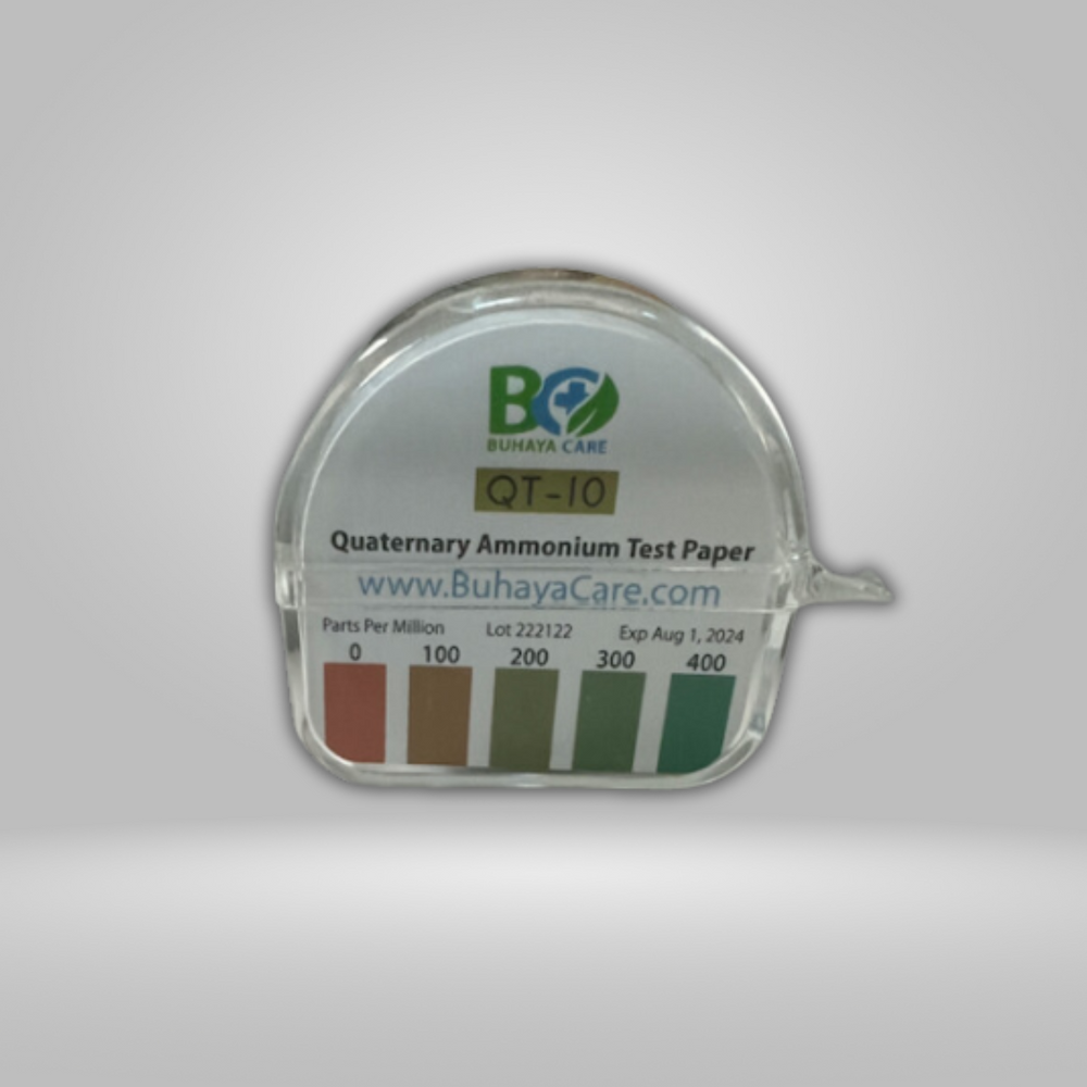 Buhaya - Quaternary Ammonium (QT-10) Sanitizer Test Paper/Kit/Strips