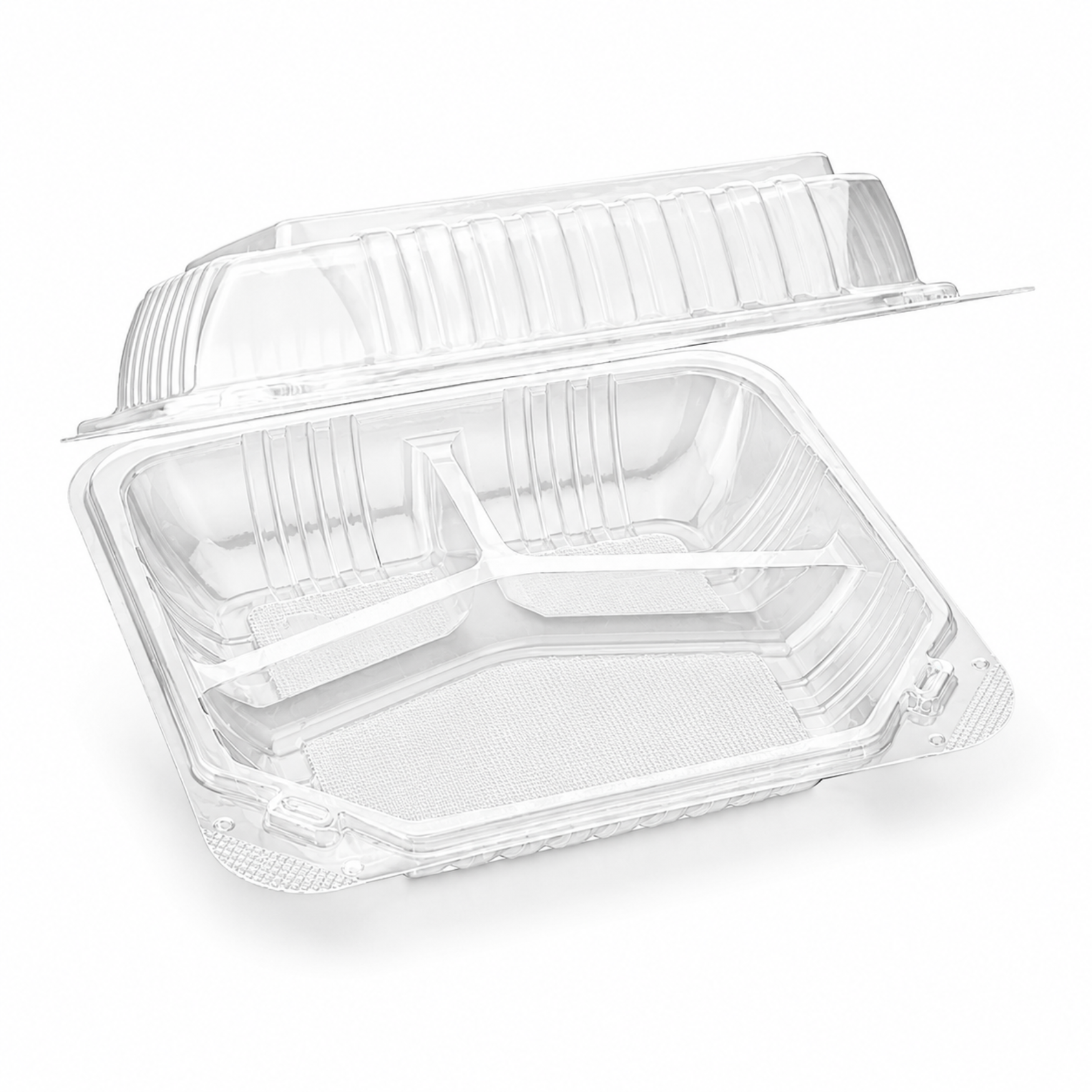 Clear Container with Compartment