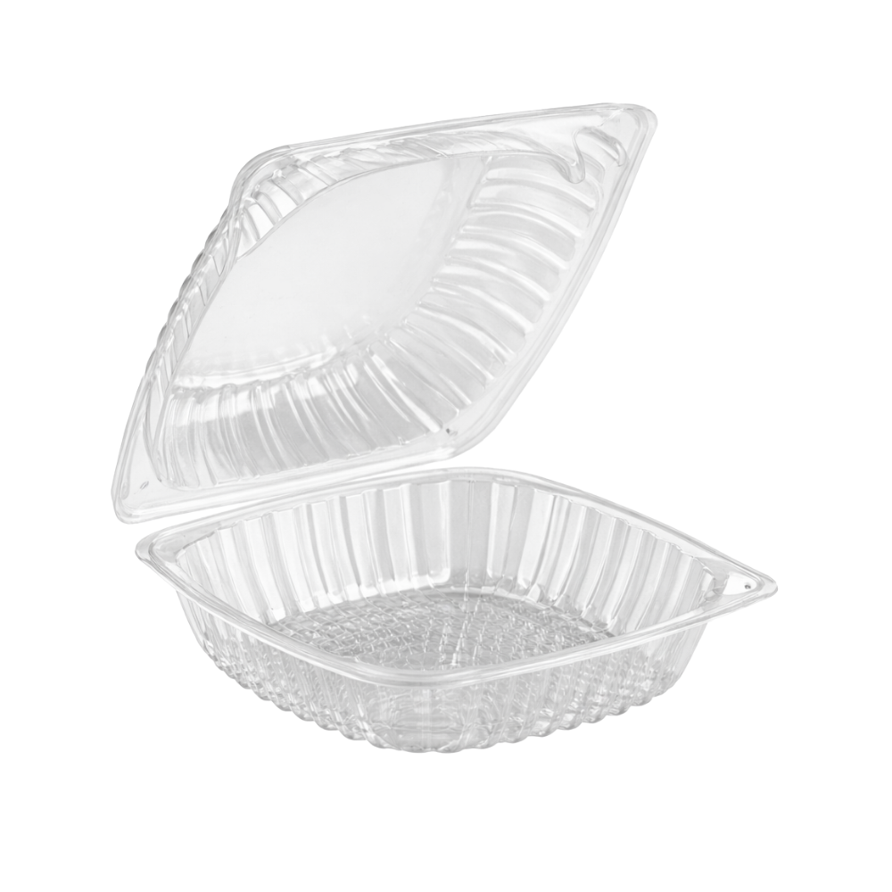 Clear Hinged To-Go Containers [Sold per Pallet]