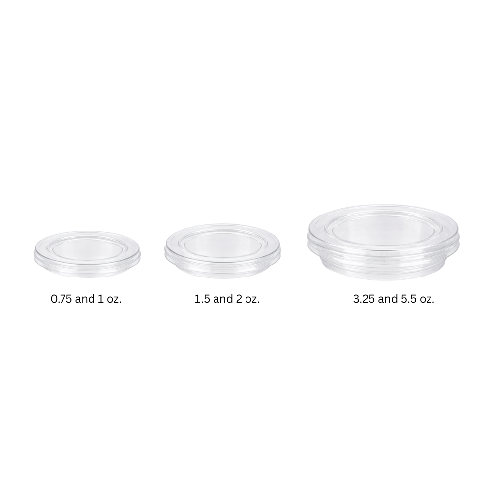 Clear Portion Cup Lid [Sold per Pallet]