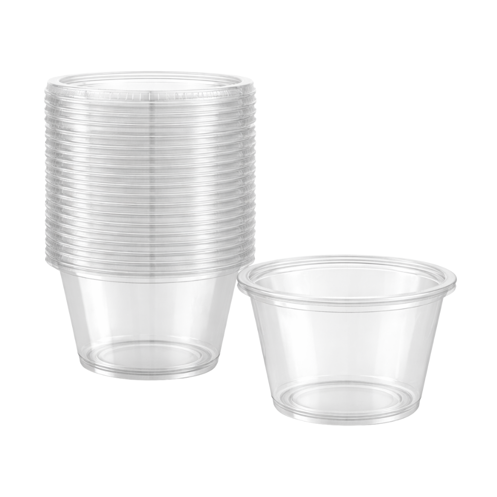 Clear Portion Cups without Lid [Sold per Pallet]