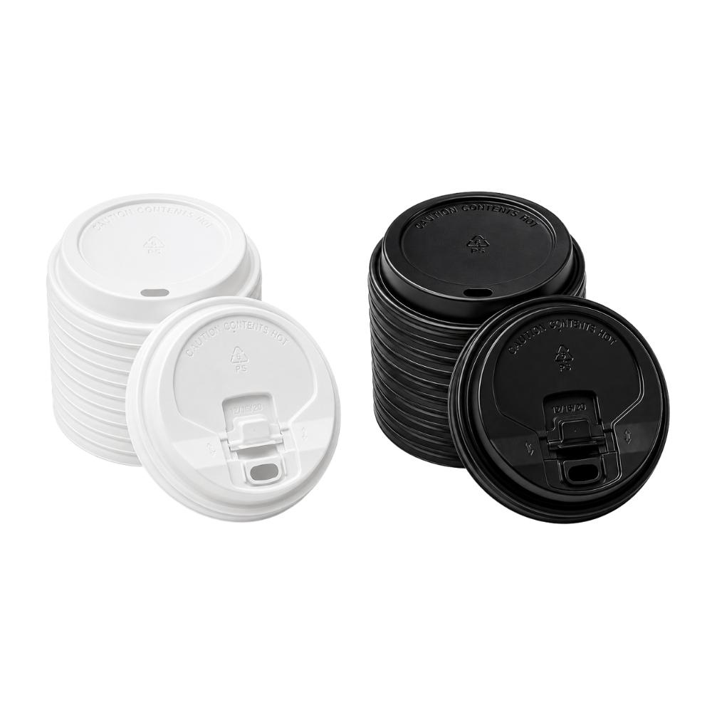 Single Wall Hot Paper Cup Lids [Sold per Pallet]