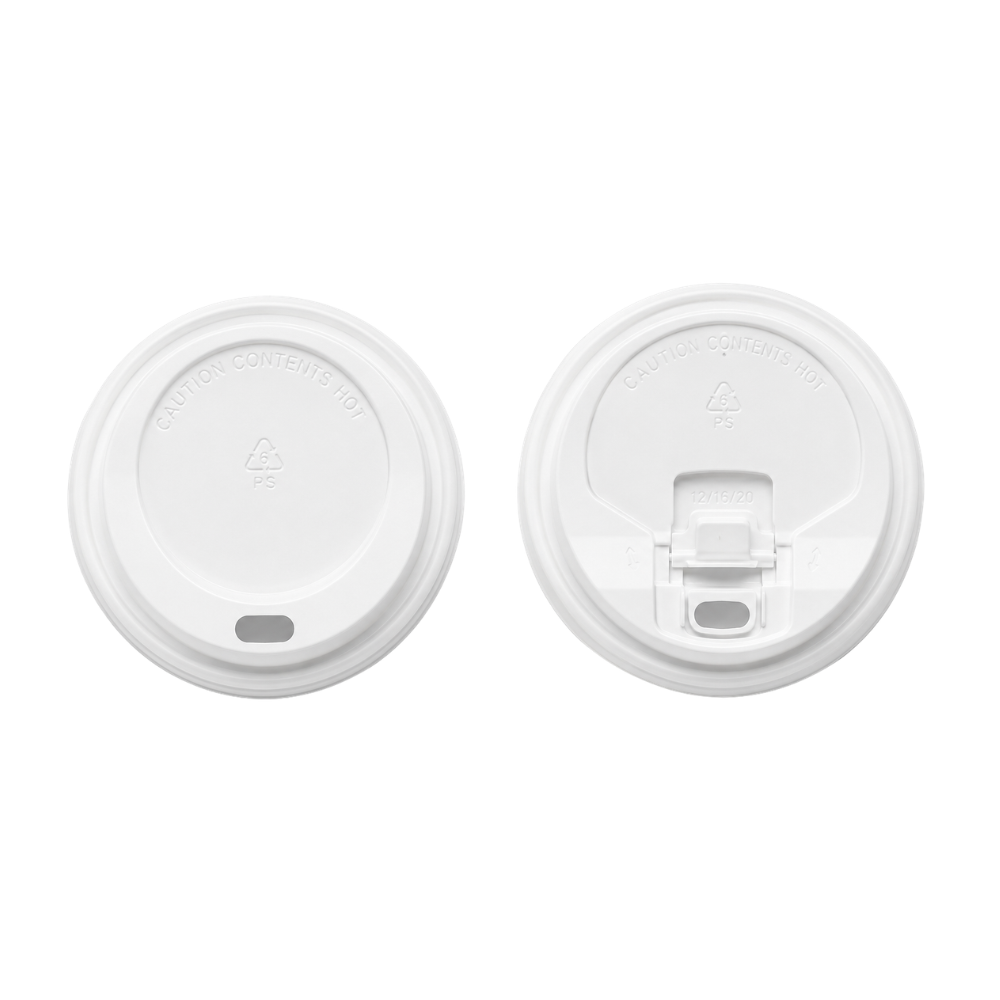 Single Wall Hot Paper Cup Lids [Sold per Pallet]