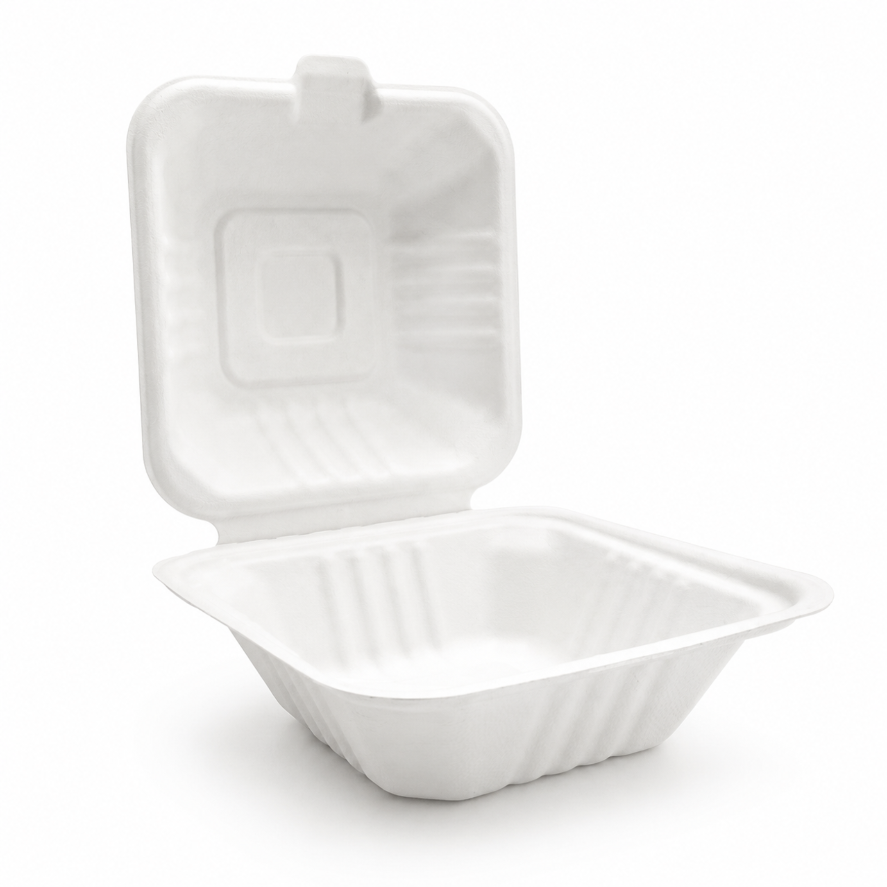 Compostable Clamshell Take-out Containers