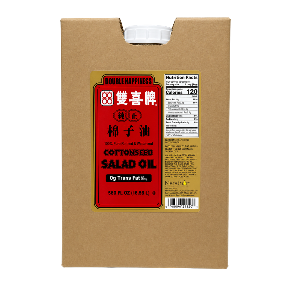 Double Happiness Cottonseed Salad Oil (35 lb/container)