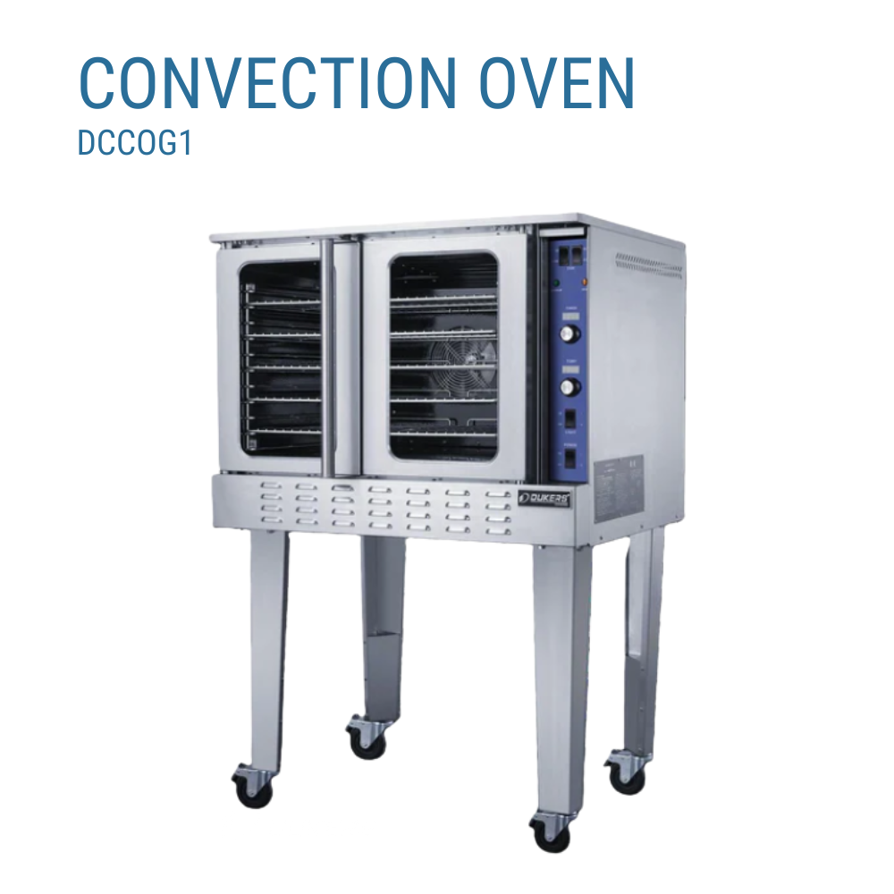 Dukers Convection Oven Gas Single-deck #DCCOG1