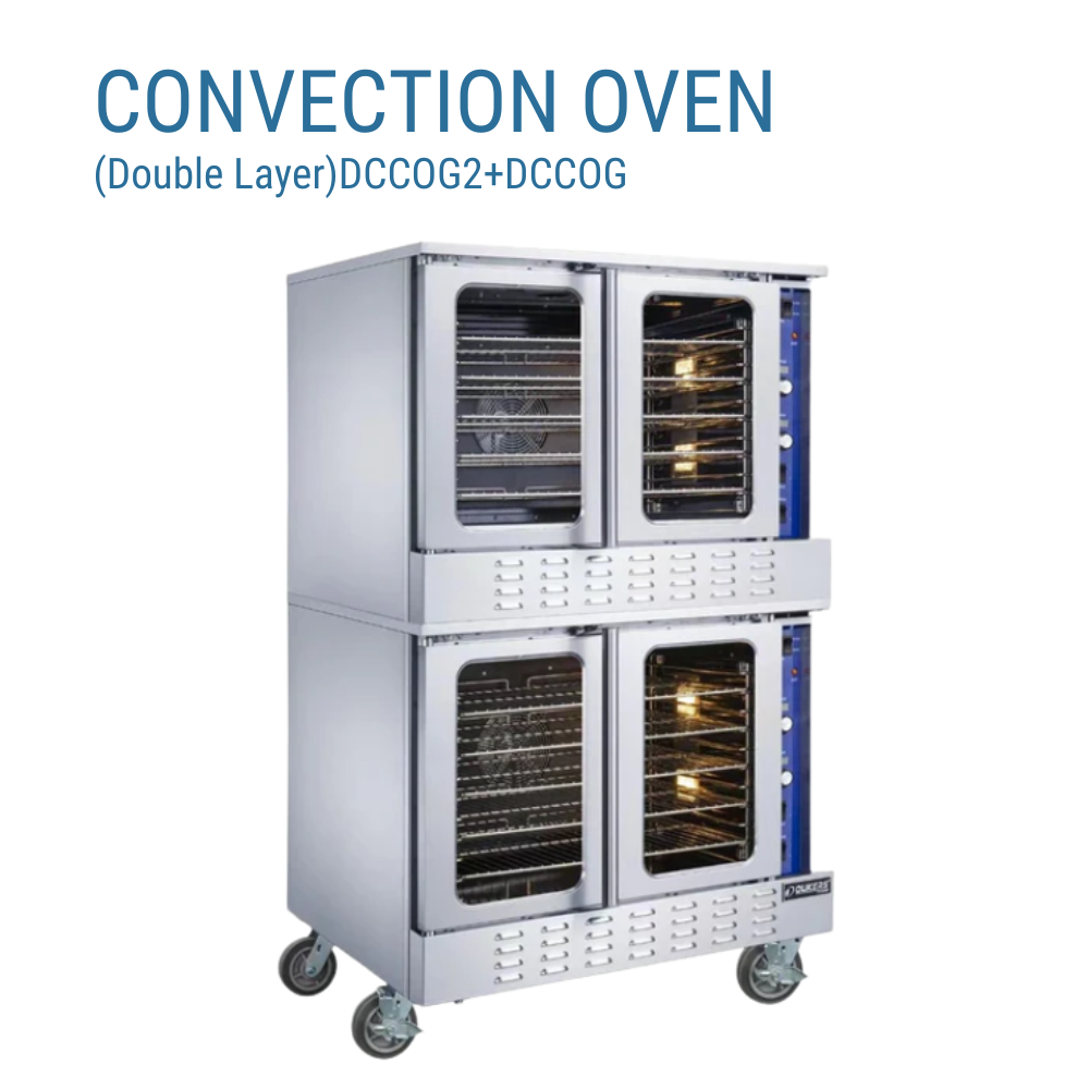 Dukers Convection Oven Gas Double-deck #DCCOG2