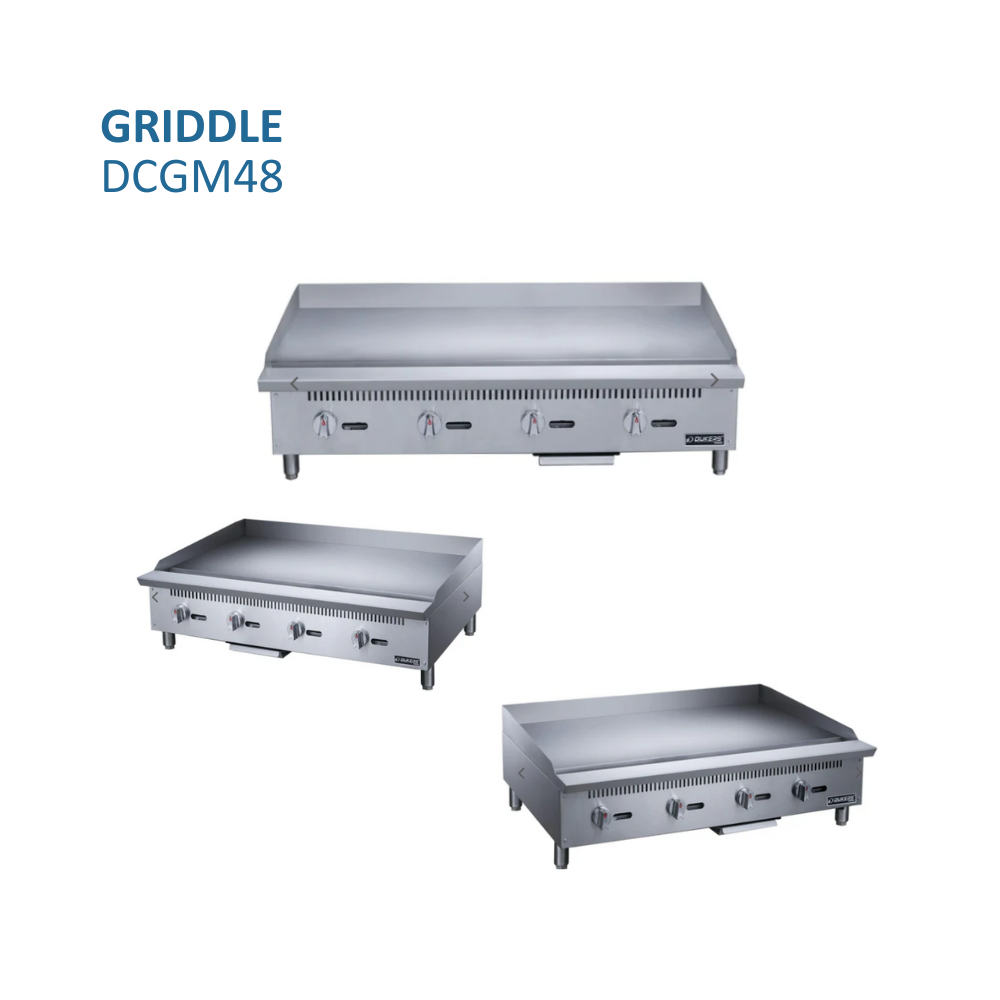 Dukers Griddle Gas Countertop #DCGM48