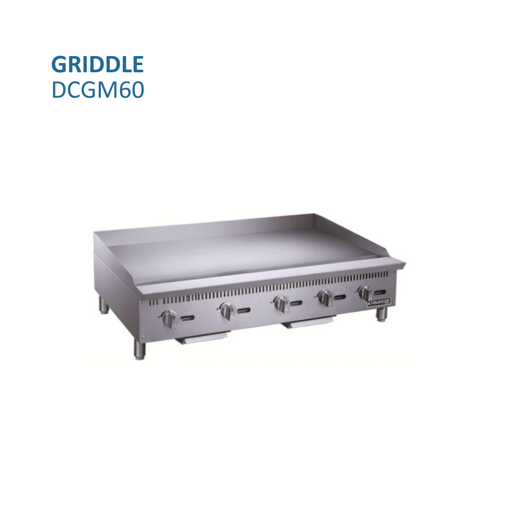 Dukers Griddle Gas Countertop #DCGM60