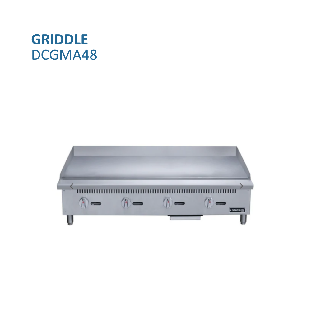 Dukers Griddle Gas Countertop #DCGMA48