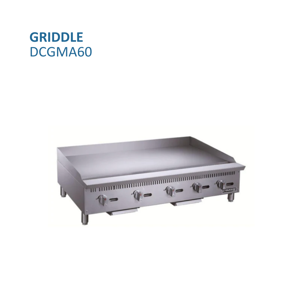 Dukers Griddle Gas Countertop #DCGMA60