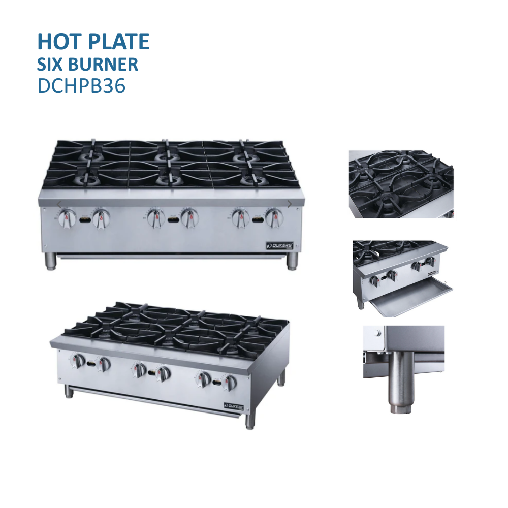 Hot Plate 6 Burner