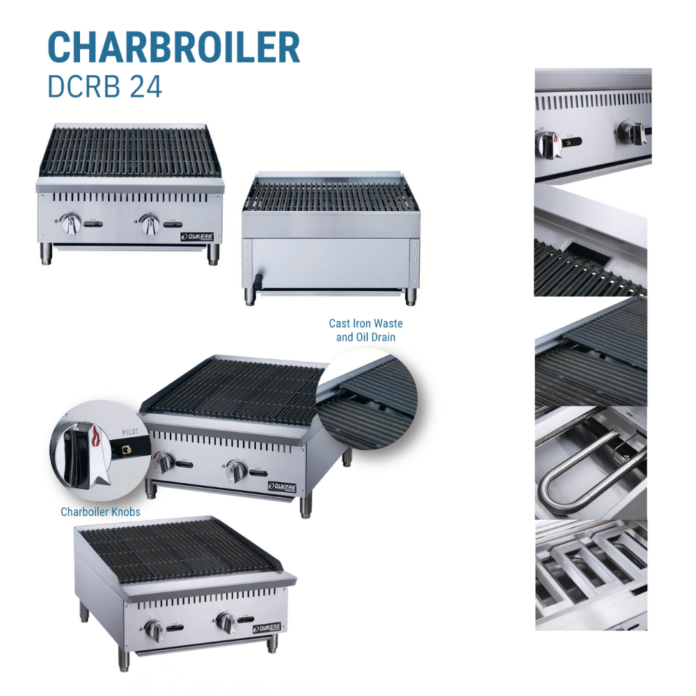 Dukers Charbroiler Gas Countertop #DCRB24