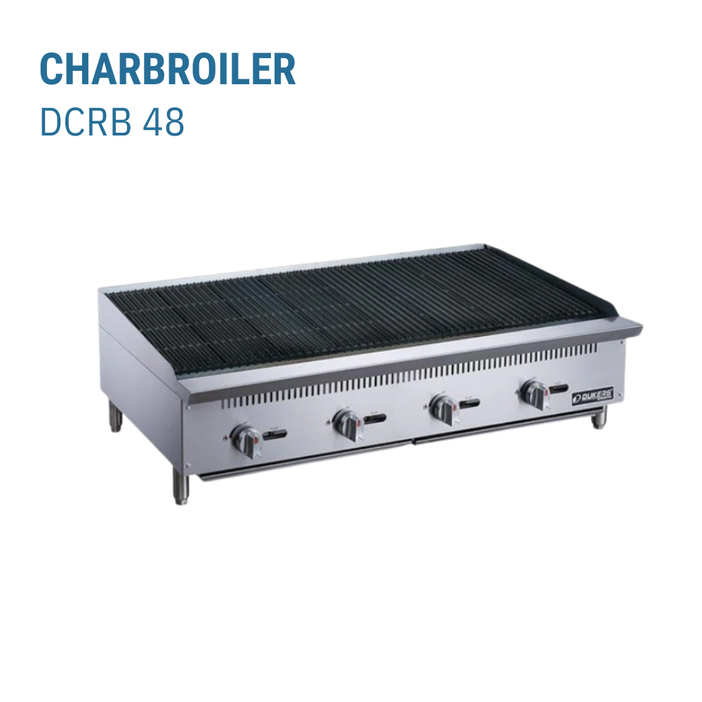 Dukers Charbroiler Gas Countertop #DCRB48