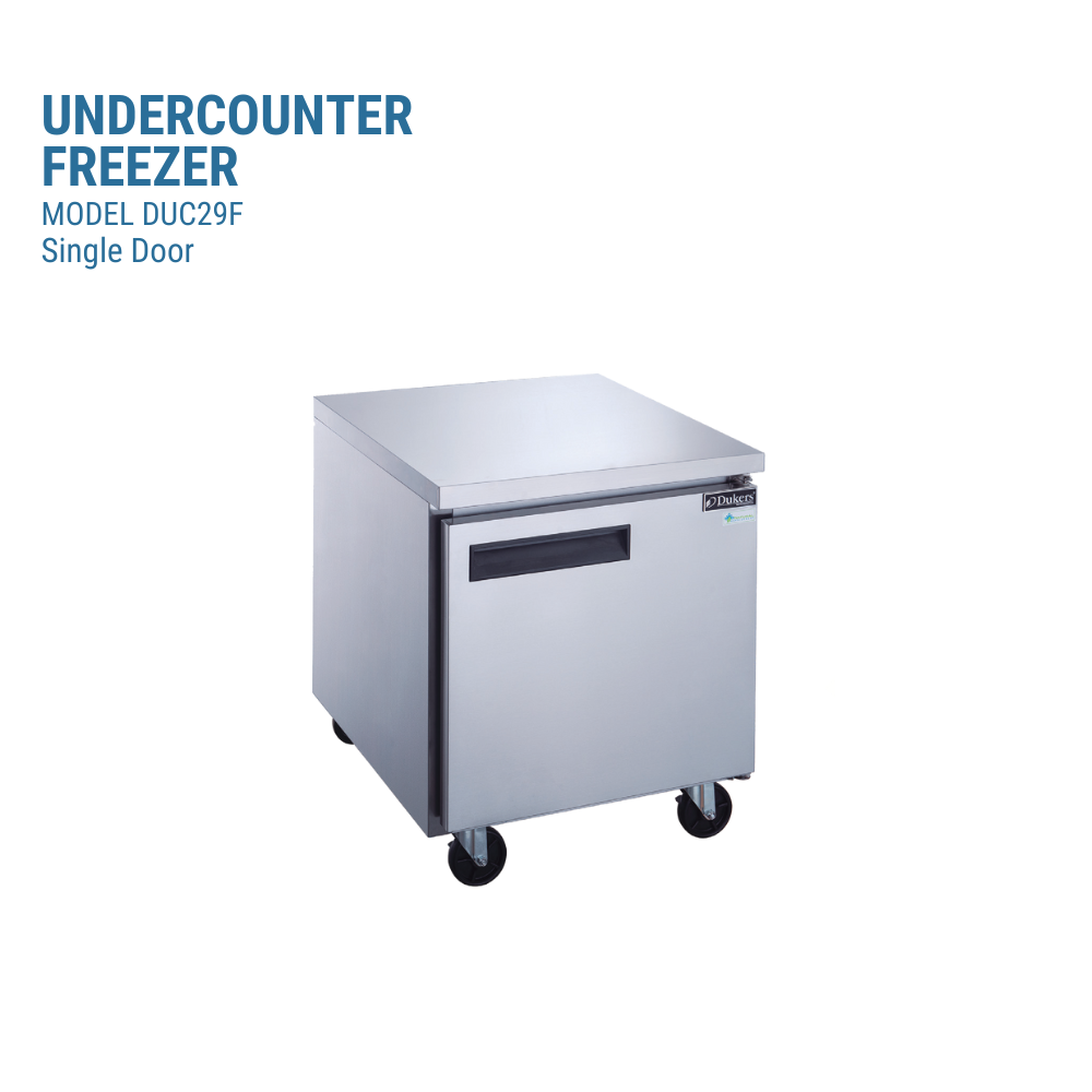 Dukers Undercounter Freezer Reach-in One-section #DUC29F