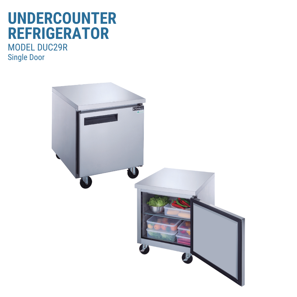 Dukers Undercounter Refrigerator Reach-in One-section #DUC29R