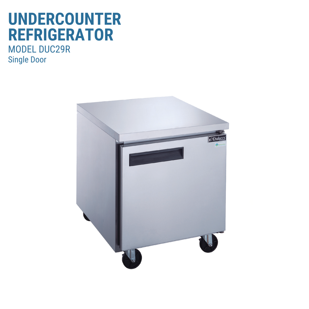 Dukers Undercounter Refrigerator Reach-in One-section #DUC29R