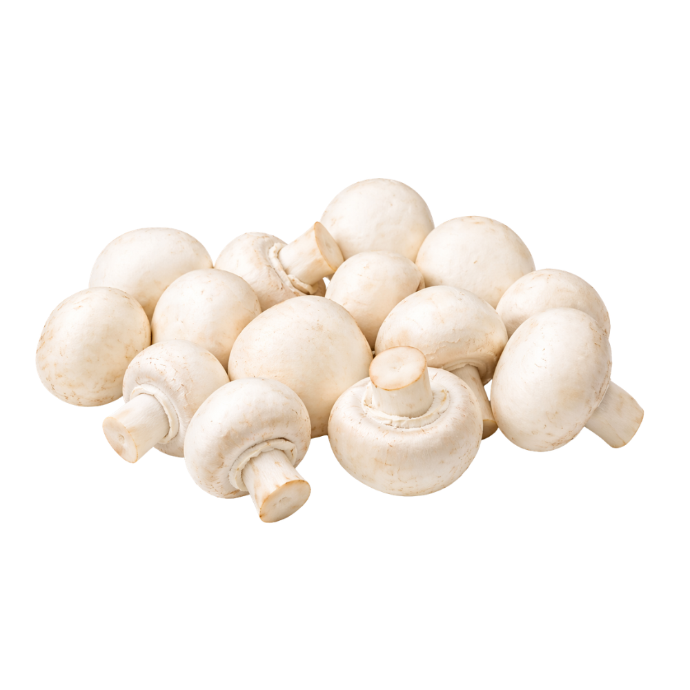 Fresh White Button Mushrooms  (10lb/case)
