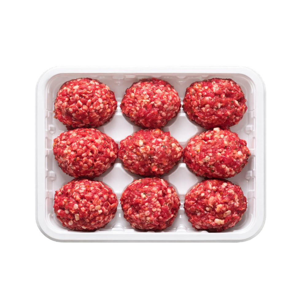 Fresh Halal Lamb Italian-Style Seasoned Meatballs (10x1-pc 16oz pack/case)