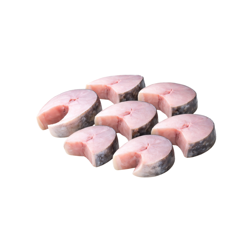 Fresh Silver Pomfret Fish (Cut Pieces) (50 lb/order)