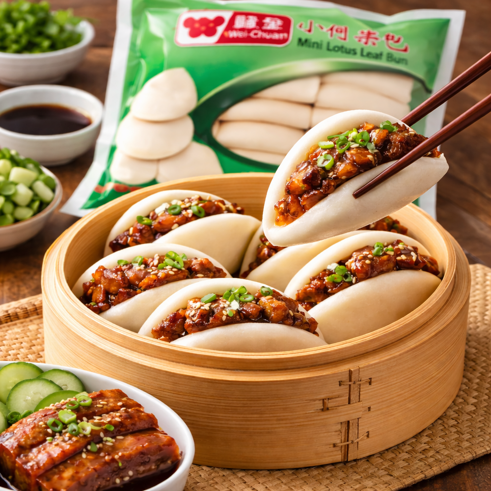 Frozen Mini Lotus Leaf Bun (16x24pcs/500g packs/case)