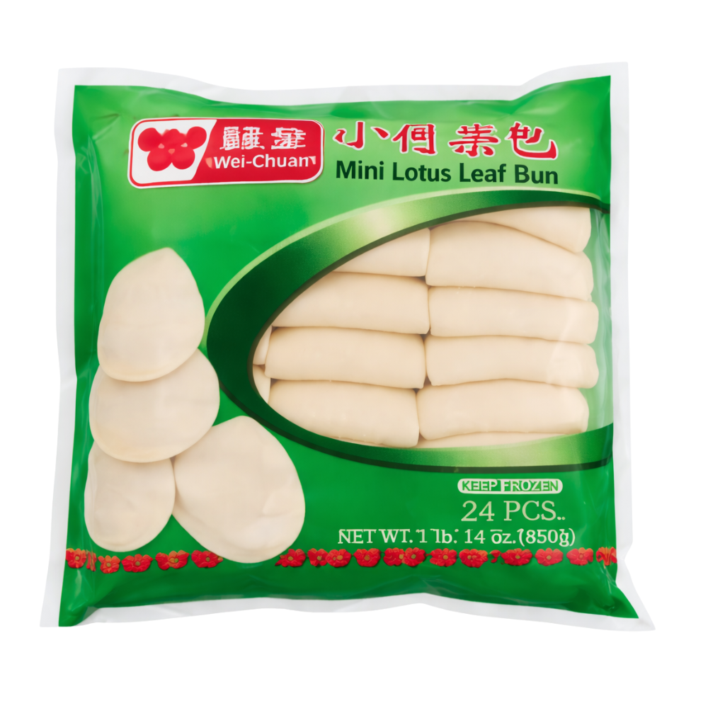 Frozen Mini Lotus Leaf Bun (16x24pcs/500g packs/case)