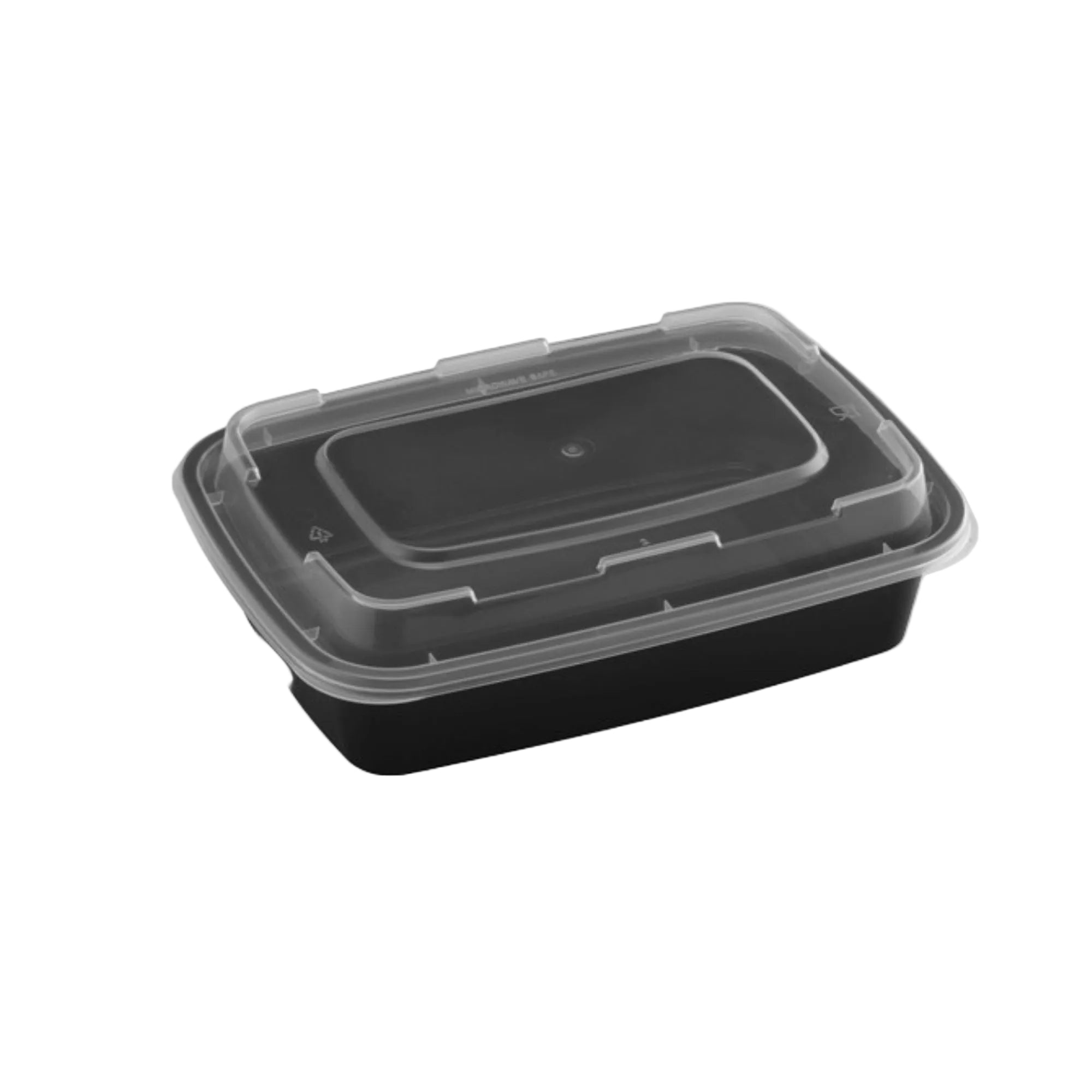 Regular Rectangular Microwaveable Container with Lid Set