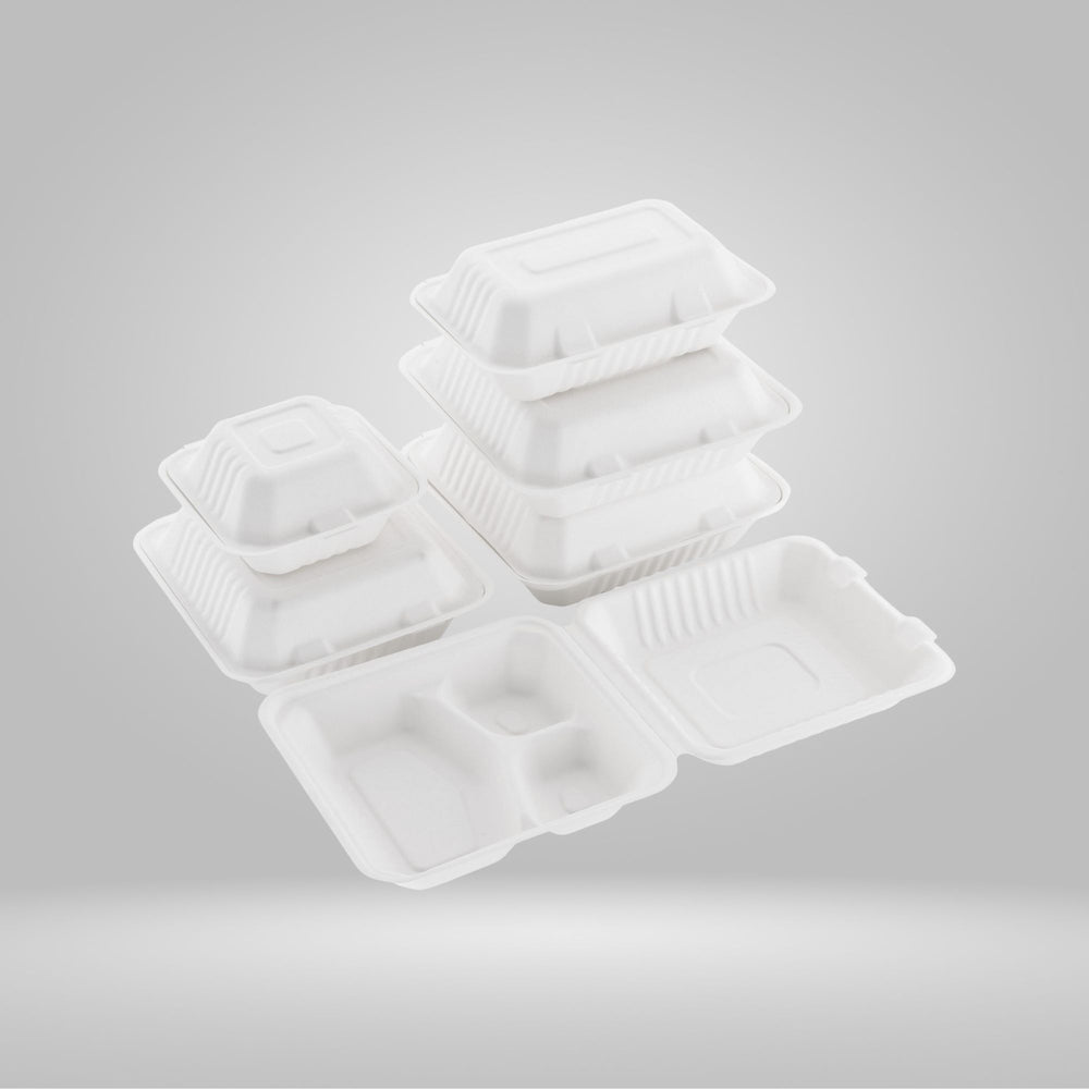 Clamshell MFPP Container with Center Slide