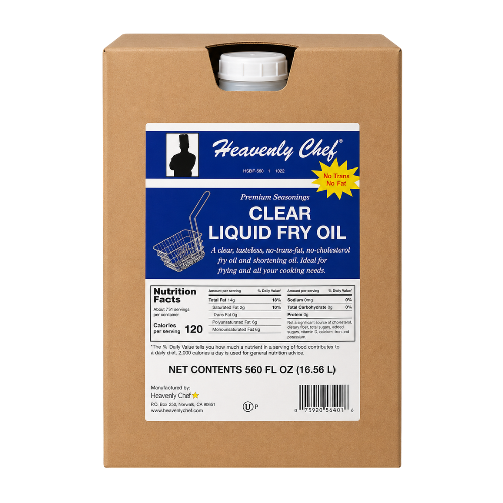 Heavenly Chef Clear Liquid Fry Oil (35lb/box)