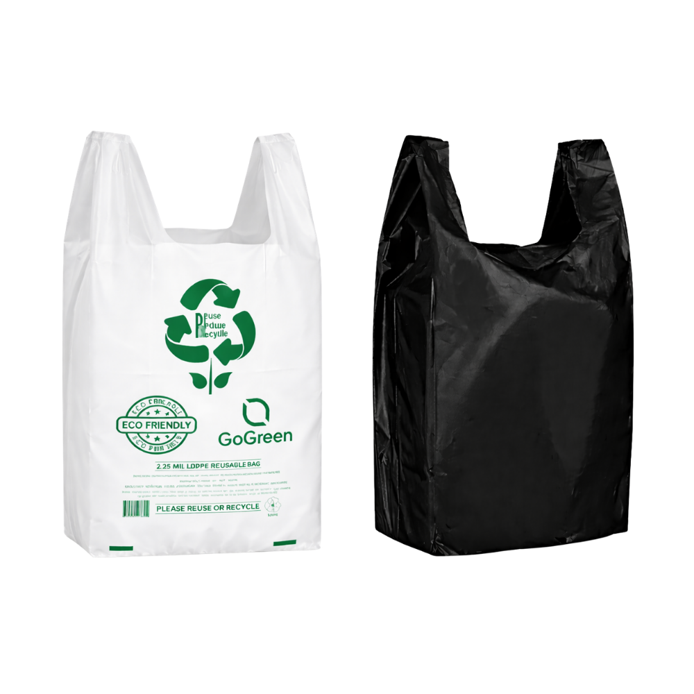Heavy Duty Reusable T-shirt Bags [Sold per Pallet]
