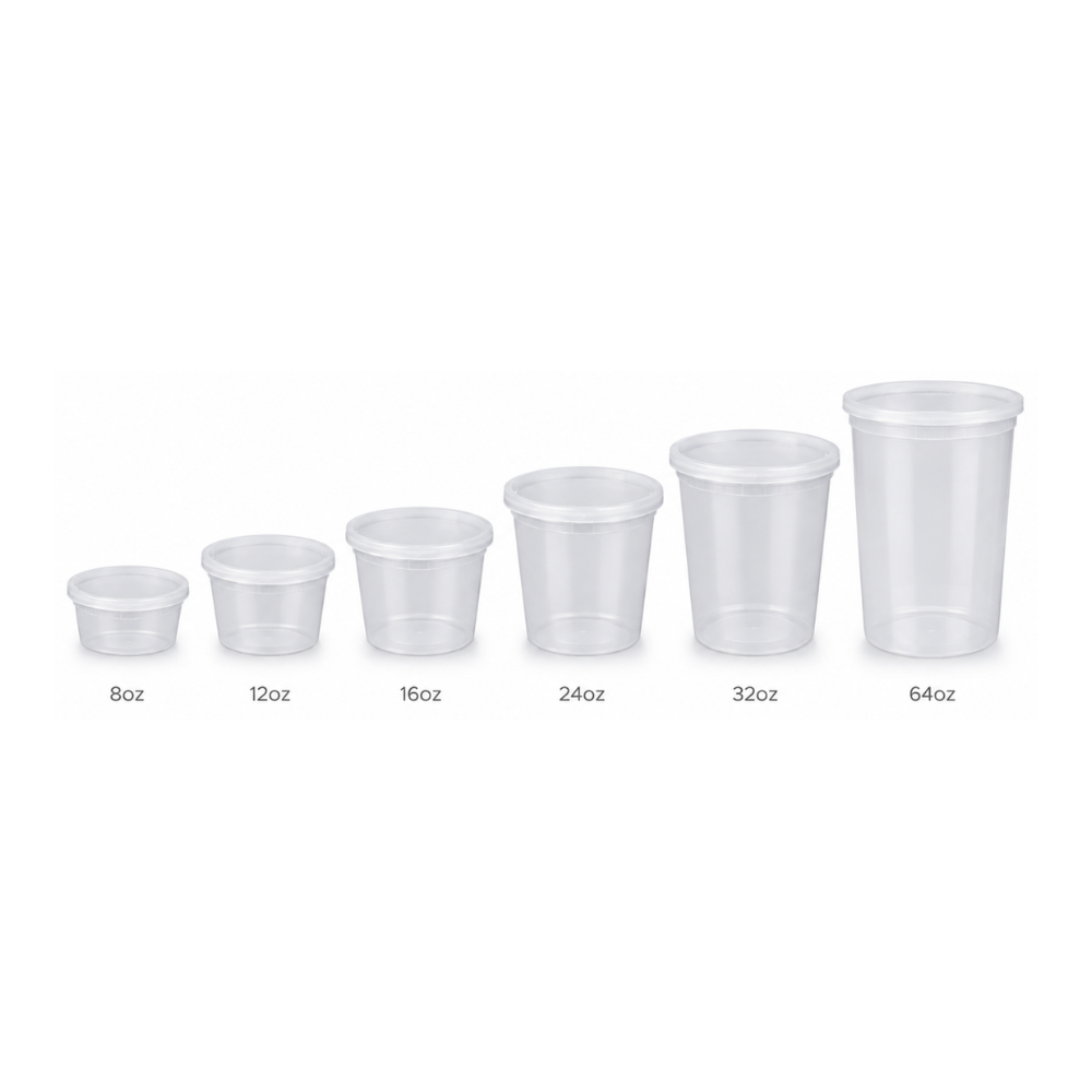 Heavy Duty Deli Containers Lids [Sold per Pallet]
