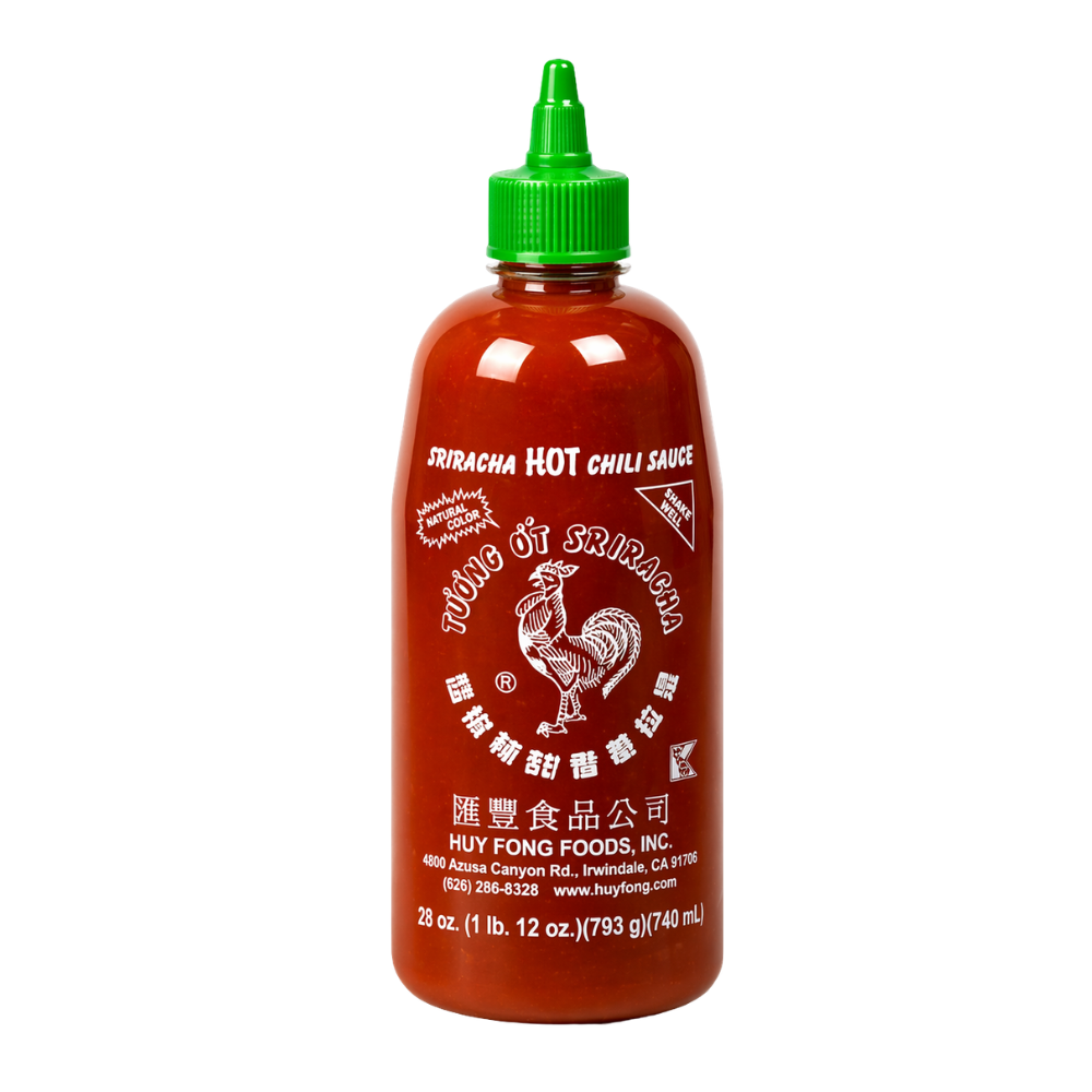 Huy Fong Sriracha Hot Chili Sauce (12x28oz bottles/case)