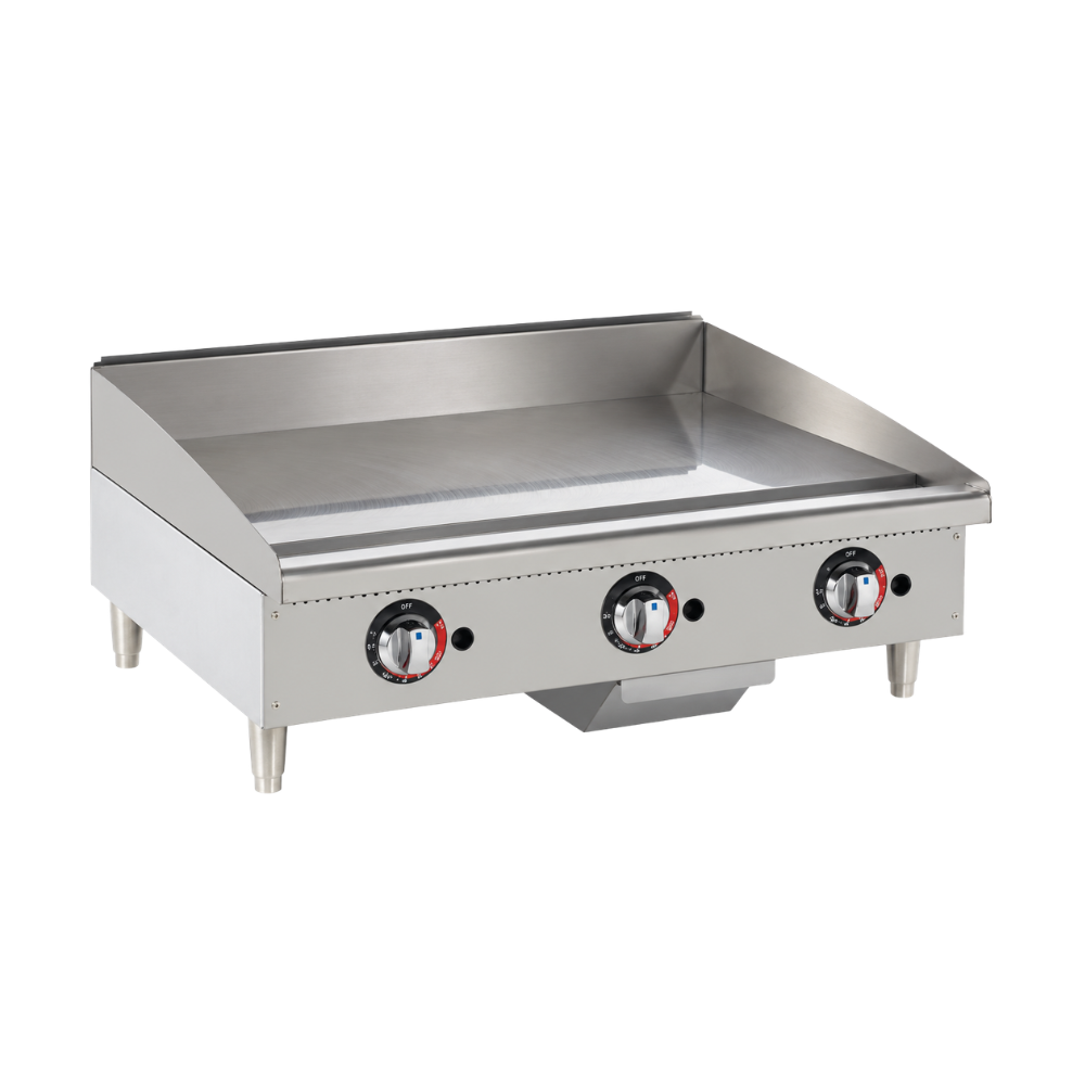 Star-Max® 636MF Gas Griddle – 36″ Wide – Manual Controls – Natural Gas, 84900 Total BTUs