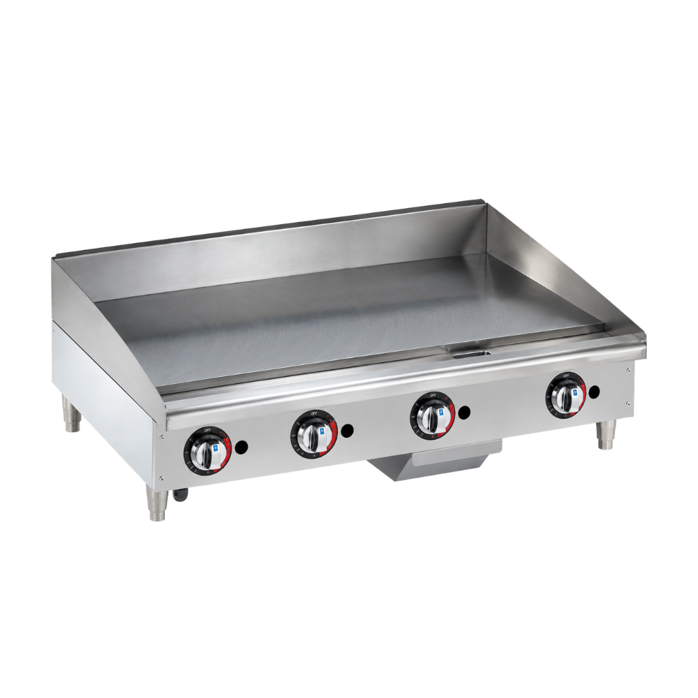 Star-Max® 648MF Gas Griddle – 48″ Wide – Manual Controls – Natural Gas, 113200 Total BTUs