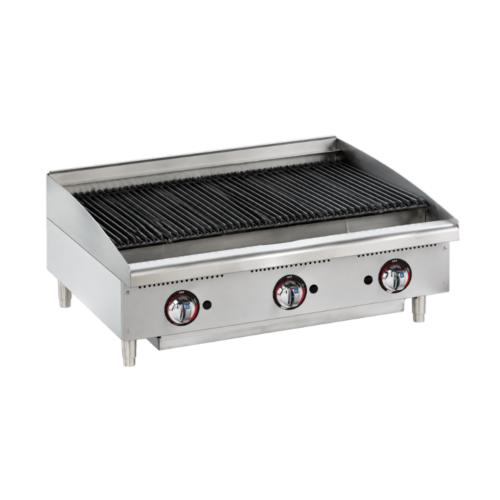 Star-Max® 6136RCBF Radiant Gas Charbroiler – 36″ Wide – Natural Gas, 120000 Total BTUs