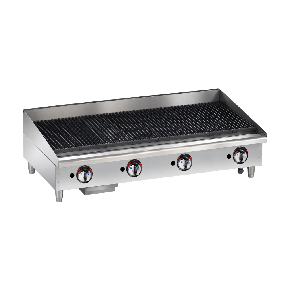 Star-Max® 6148RCBF Radiant Gas Charbroiler – 48″ Wide – Natural Gas, 160000 Total BTUs