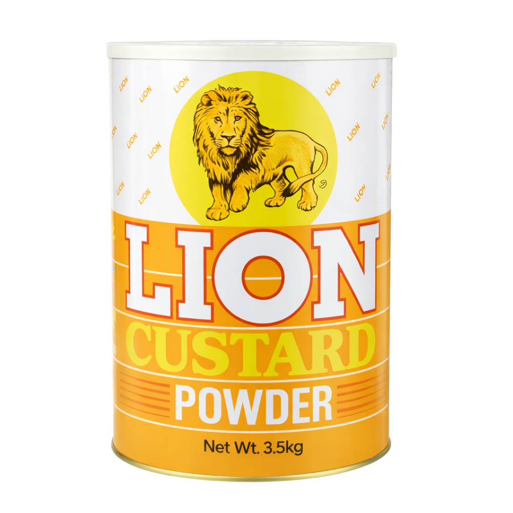 Lion Custard Powder (4x3.5kg cans/case)