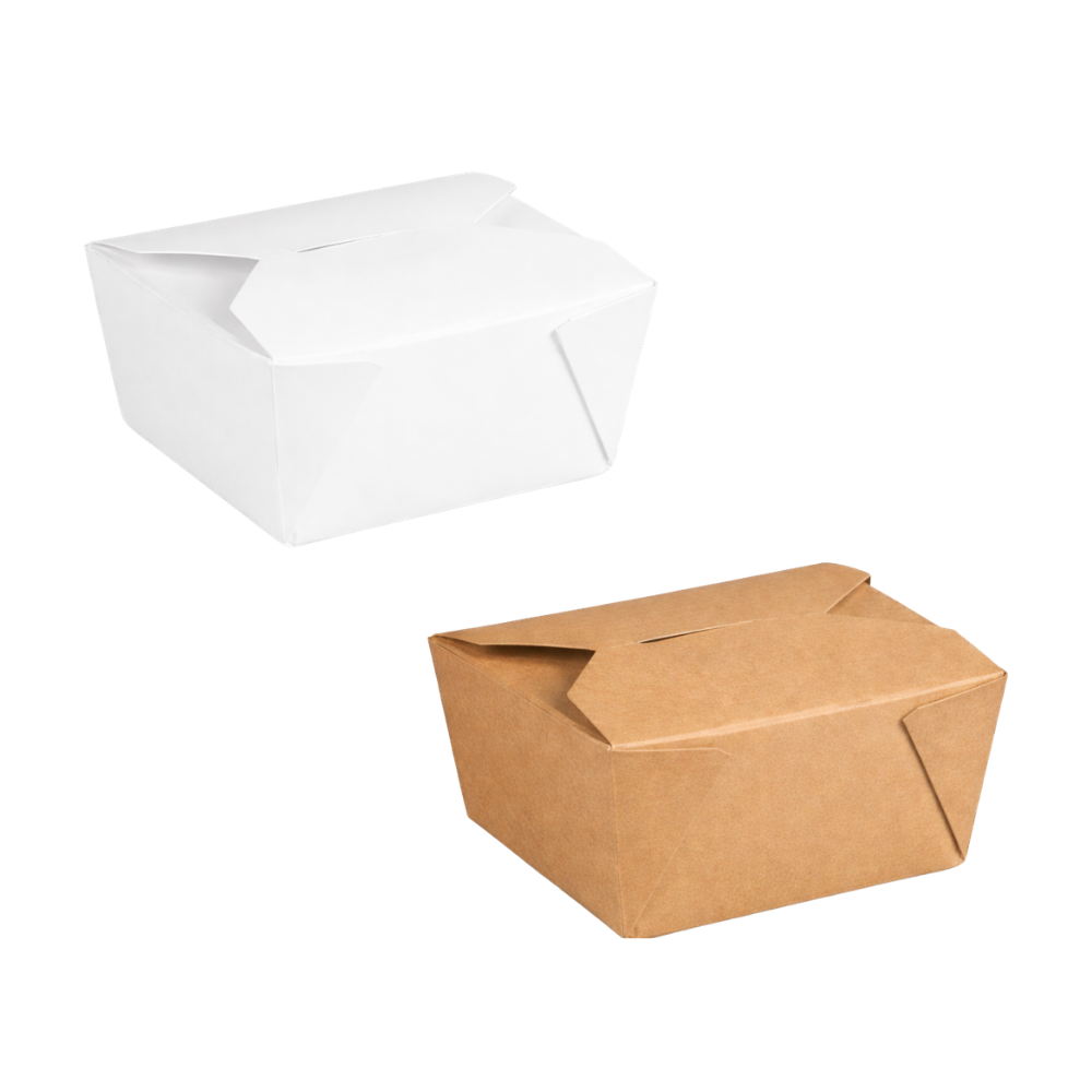 Folded Paper To-Go Containers [Sold per Pallet]