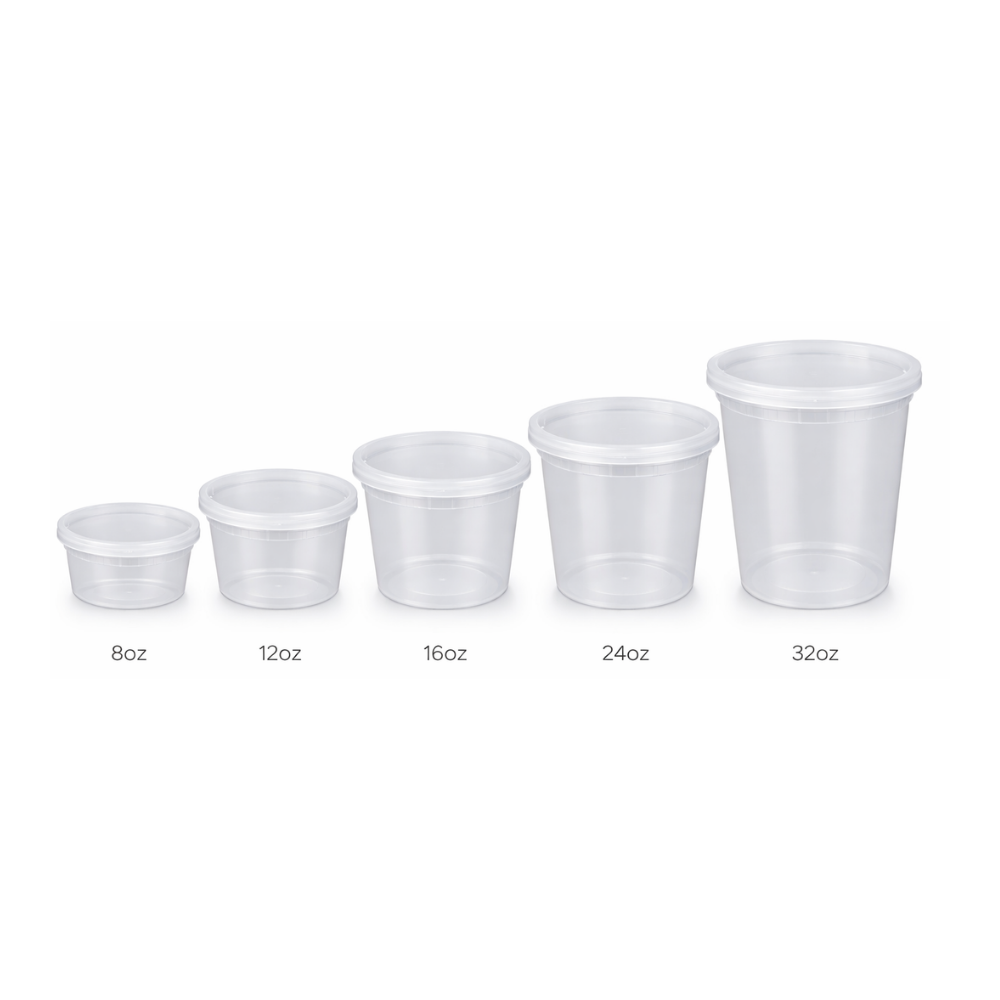 Heavy Duty Deli Containers Lids [Sold per Pallet]