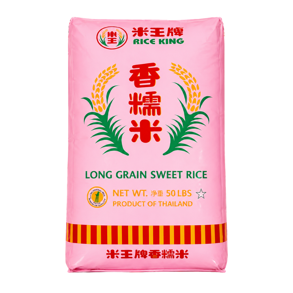 Rice King Long Grain Sweet Rice (50lb/sack)