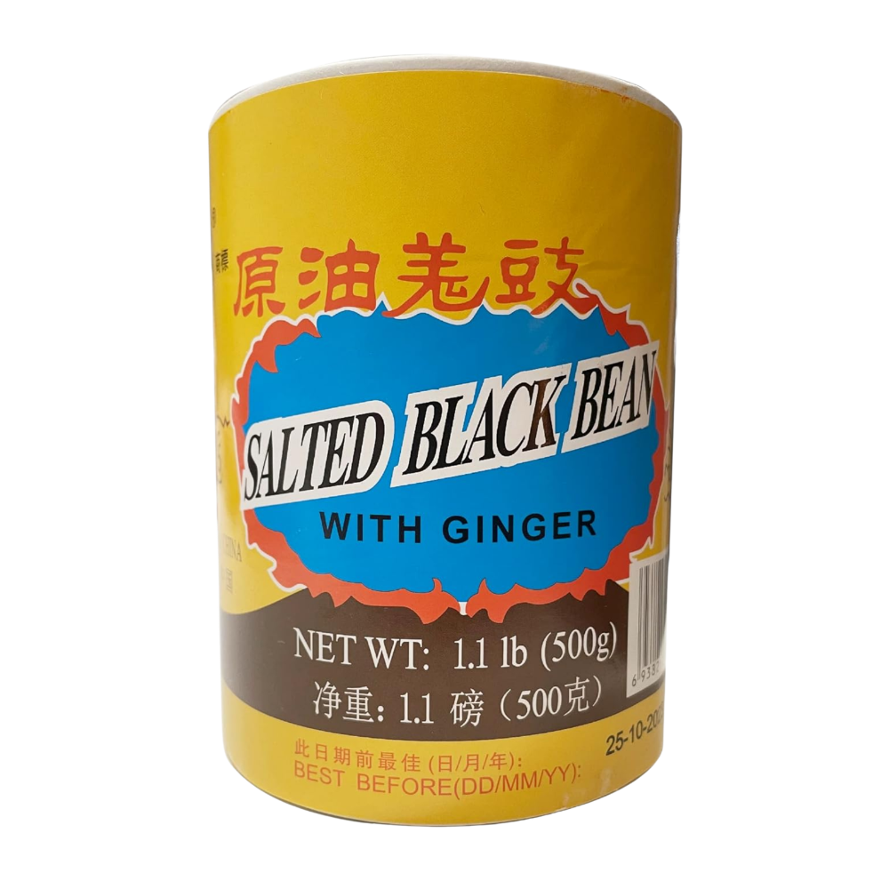 Salted Black Beans with Ginger (40x1.1lb canisters/case)