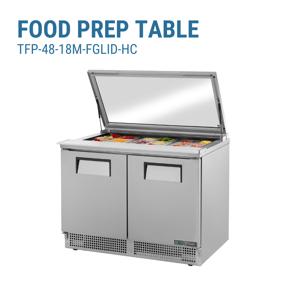 True Refrigeration Sandwich/Salad Unit Two-section #TFP-48-18M-HC~FGLID