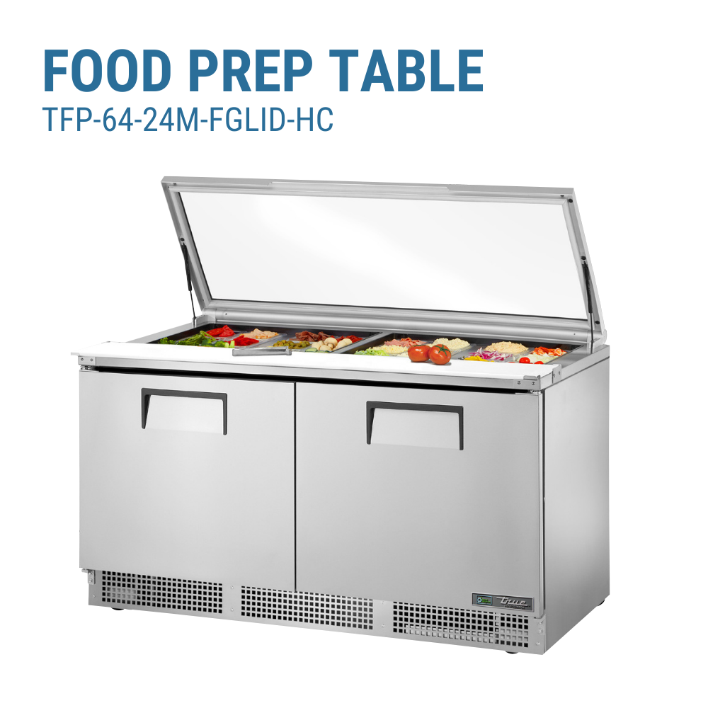 True Refrigeration Sandwich/Salad Unit Two-section #TFP-64-24M-HC~FGLID