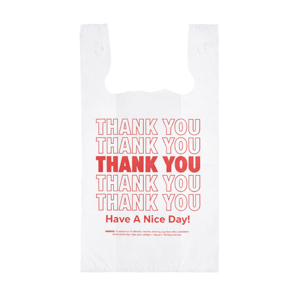 Thank You T-shirt Bags [Sold per Pallet]
