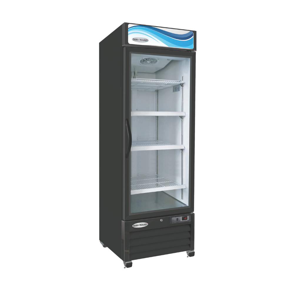 ServWare Glass Door Merchandiser Freezer