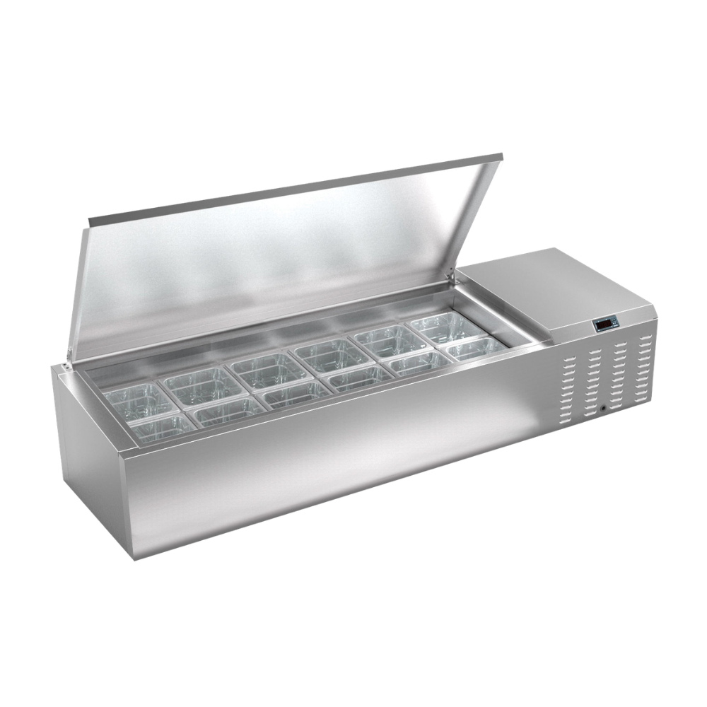 ServWare Top Rail Refrigerator