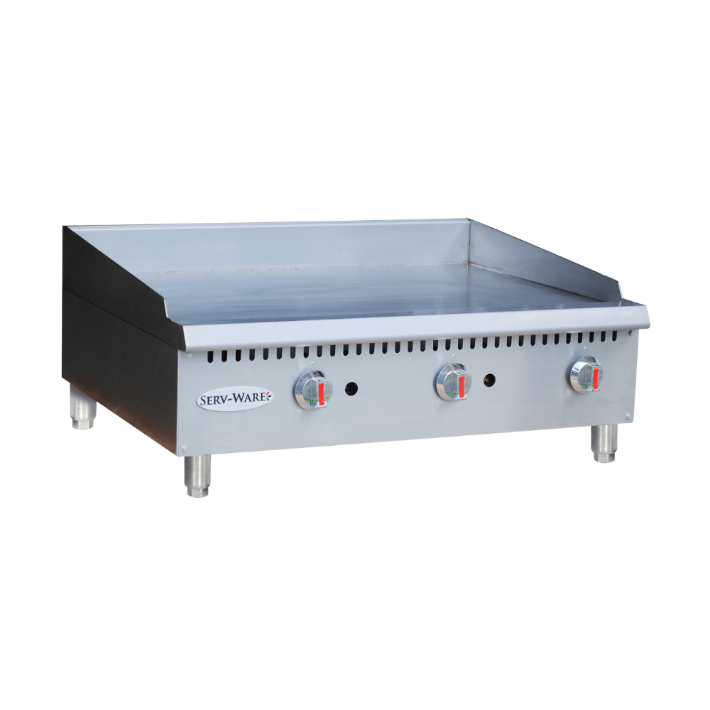 ServWare Thermostatic Gas Griddle